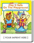CS0250 Play it Safe on the Playground Coloring and Activity Book with Custom Imprint